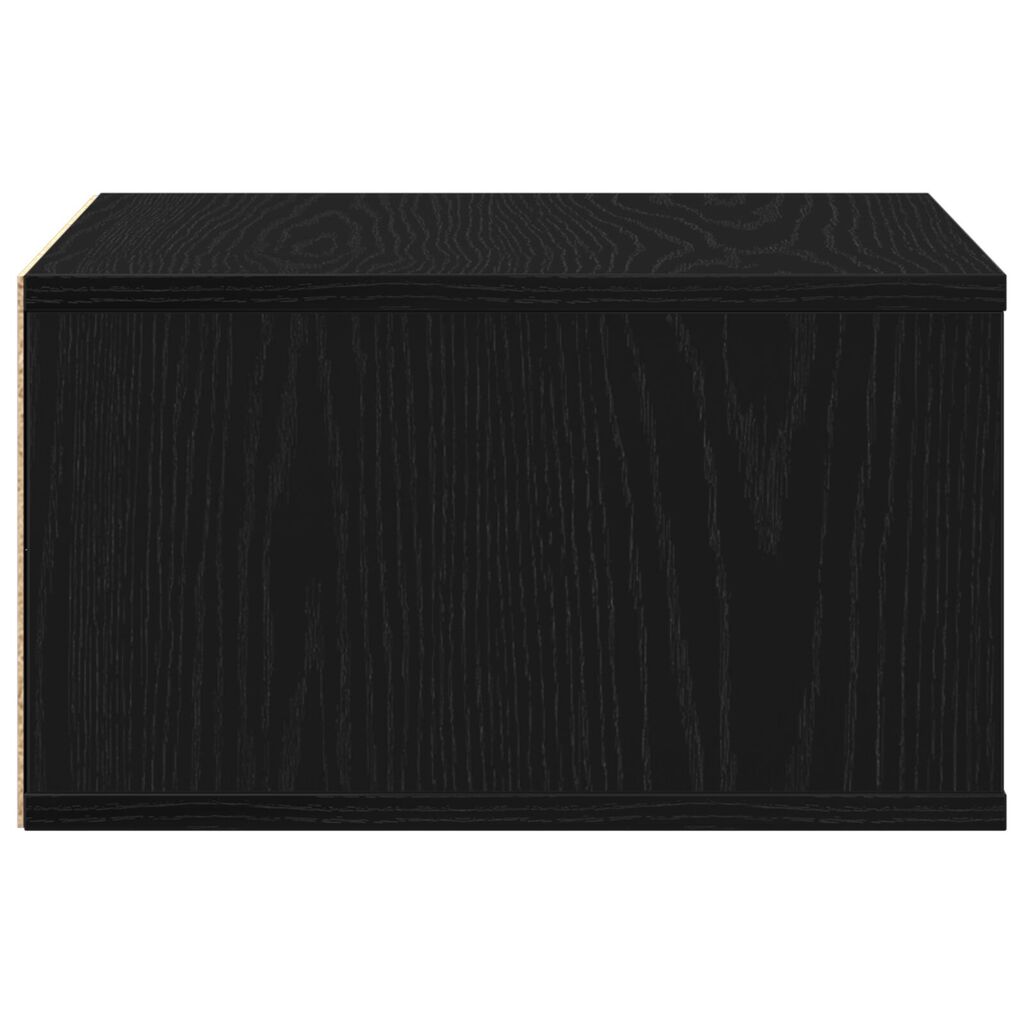 vidaXL Σταντ Εκτυπωτή Μαύρη Δρυς 49x40x22,5 εκ Επεξεργασμένο Ξύλο