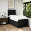 vidaXL &Kappa;&rho;&epsilon;&beta;ά&tau;&iota; Boxspring &mu;&epsilon; &Sigma;&tau;&rho;ώ&mu;&alpha; &Mu;&alpha;ύ&rho;&omicron; 100 x 200 &epsilon;&kappa;. &Upsilon;&phi;&alpha;&sigma;&mu;ά&tau;&iota;&nu;&omicron;