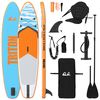 vidaXL SUP Board &mu;&epsilon; &kappa;ά&theta;&iota;&sigma;&mu;&alpha; 2 &sigma;&epsilon; 1 TRITON 366 x 81 x 15 &epsilon;&kappa; &Mu;&pi;&lambda;&epsilon;