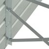vidaXL Ζαρντινιέρα Υπερυψωμένη Πράσινη 400x80x45 εκ. Γαλβαν. Χάλυβας