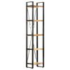 vidaXL &Beta;&iota;&beta;&lambda;&iota;&omicron;&theta;ή&kappa;&eta; &mu;&epsilon; 5 &Epsilon;&pi;ί&pi;&epsilon;&delta;&alpha; 40 x 30 x 180 &epsilon;&kappa;. &alpha;&pi;ό &Mu;&alpha;&sigma;ί&phi; &Xi;ύ&lambda;&omicron; &Mu;ά&nu;&gamma;&kappa;&omicron;