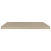 vidaXL Ράφια Τοίχου 2 τεμ. Χρώμα Δρυός 80x23,5x3,8 εκ. MDF