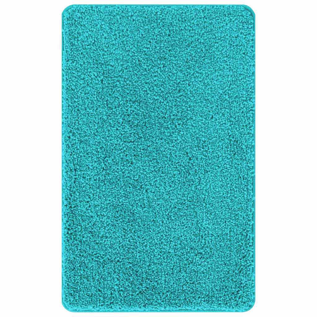 vidaXL Πατάκι μπάνιου 3 pcs Τιρκουάζ 50 x 50 cm Πολυπροπυλένιο