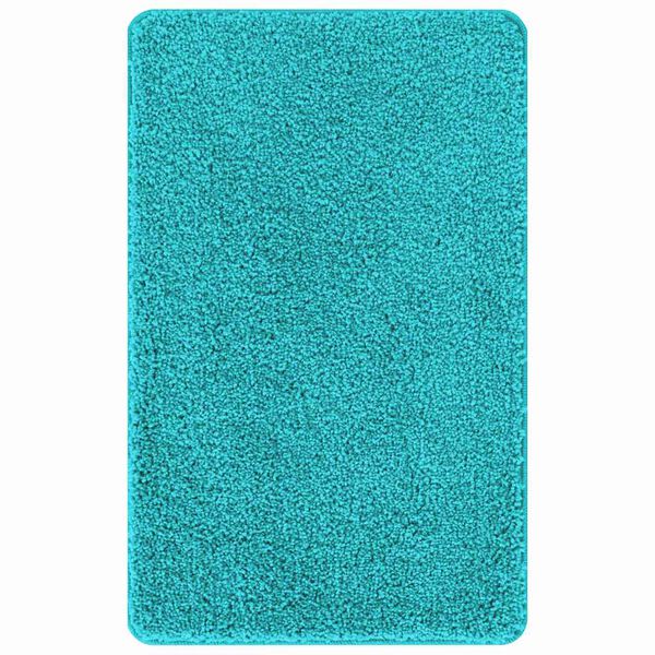 vidaXL Πατάκι μπάνιου 3 pcs Τιρκουάζ 50 x 50 cm Πολυπροπυλένιο