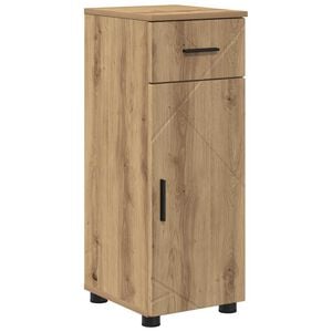 vidaXL &Nu;&tau;&omicron;&upsilon;&lambda;ά&pi;&iota; &Mu;&pi;ά&nu;&iota;&omicron;&upsilon; Artisan Oak 30 x 35 x 80 &epsilon;&kappa;
