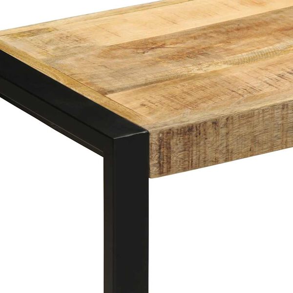 Πάγκος vidaXL 60x35x45 cm Στερεό ακατέργαστο ξύλο Mango