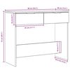 vidaXL Τραπέζι κονσόλας Artisan Oak 90x36x75 cm Κατασκευασμένο ξύλο