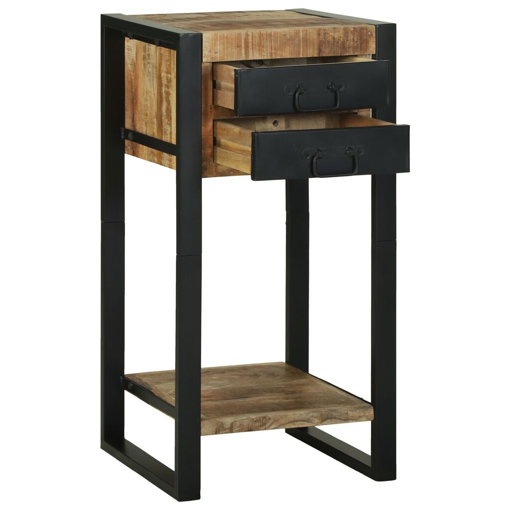vidaXL Το stand τηλεφώνου 40x40x80 εκ. Στερεό τραχύ ξύλο μάνγκο