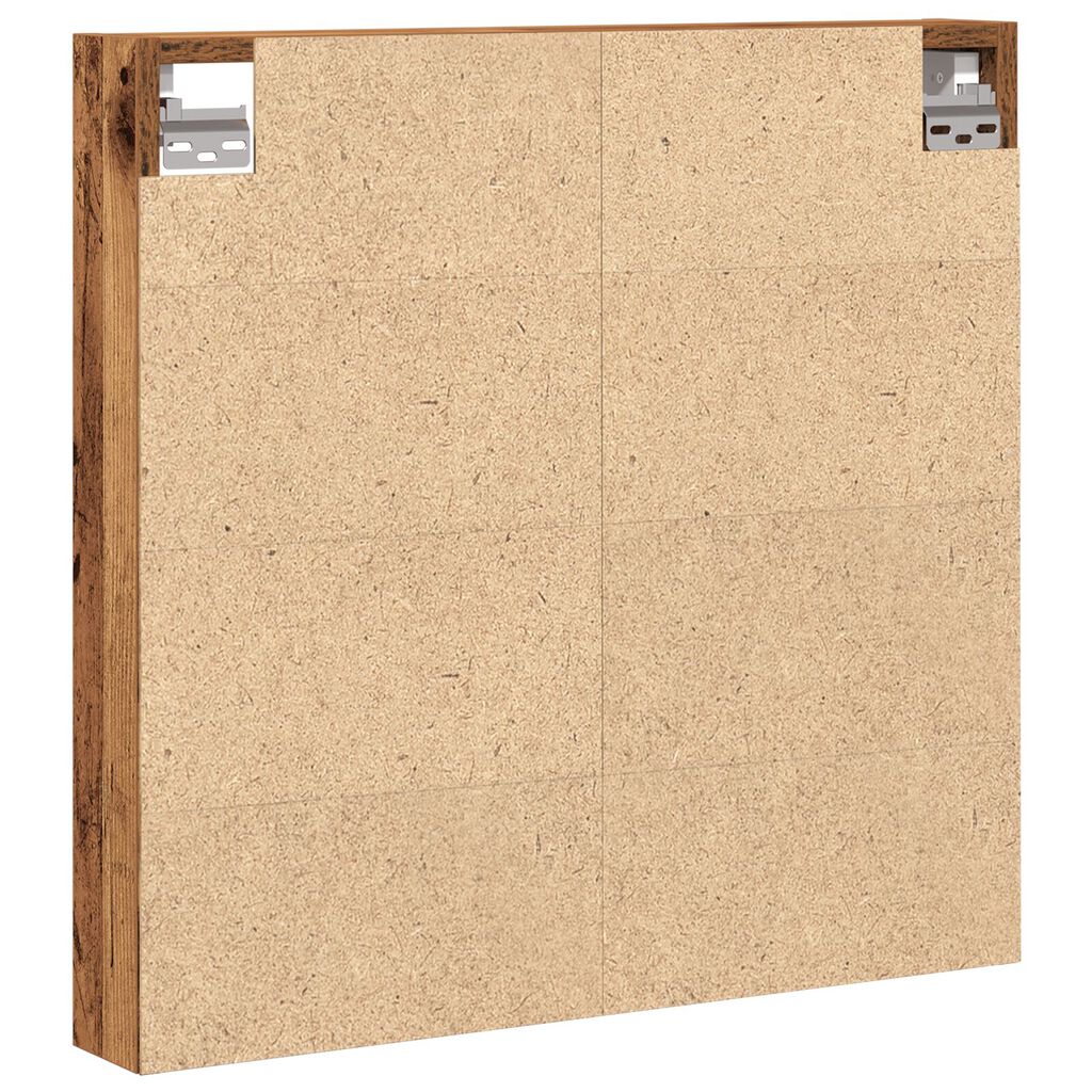 vidaXL Βαθιά ντουλάπα παλιού ξύλου 60x8,5x58 εκ κατασκευασμένου ξύλου