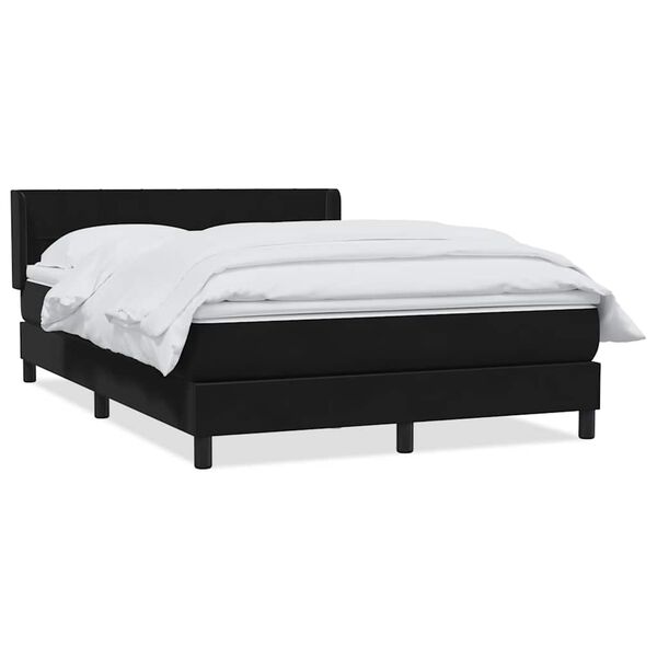 vidaXL &Kappa;&rho;&epsilon;&beta;ά&tau;&iota; Boxspring &mu;&epsilon; &Sigma;&tau;&rho;ώ&mu;&alpha; &Mu;&alpha;ύ&rho;&omicron; 160x210 &epsilon;&kappa;. &Beta;&epsilon;&lambda;&omicron;ύ&delta;&iota;&nu;&omicron;