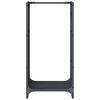 vidaXL Ράφι Καυσόξυλων Ανθρακί 40x30x80 εκ. Χάλυβας ψυχρής έλασης