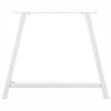 vidaXL Πόδια Τραπεζαρίας σε Σχήμα Α, 2 τεμ. Λευκά 90x(72-73) εκ. Ατσάλι