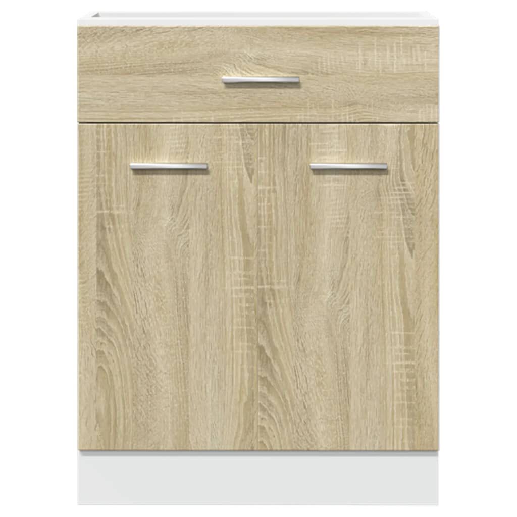 vidaXL Ντουλάπι με Συρτάρι Lyon Sonoma Δρυς 60x46x81,5 εκ. Επεξ. Ξύλο
