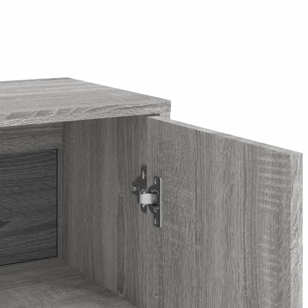 vidaXL Βοηθητικά Ντουλάπια 2 τεμ. Γκρι Sonoma 60x31x84 εκ. Επεξ. Ξύλο
