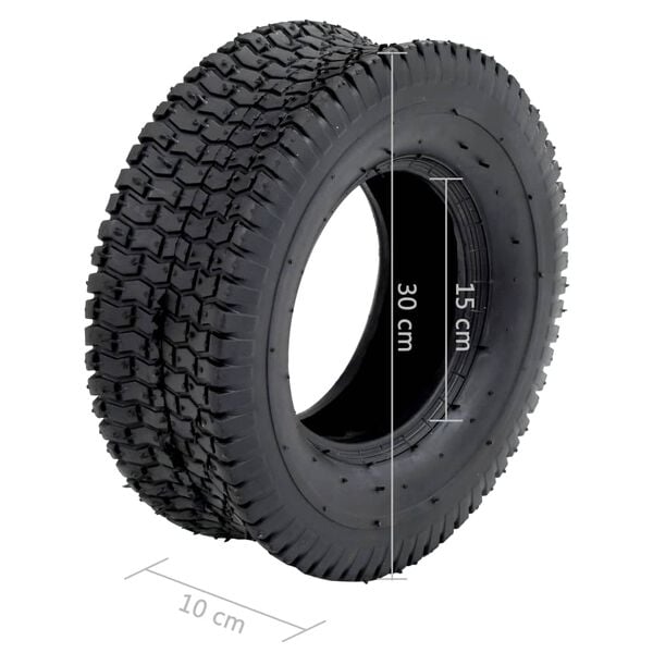vidaXL Λάστιχα για Καρότσι 2 τεμ. 13x5.00-6 4PR από Καουτσούκ
