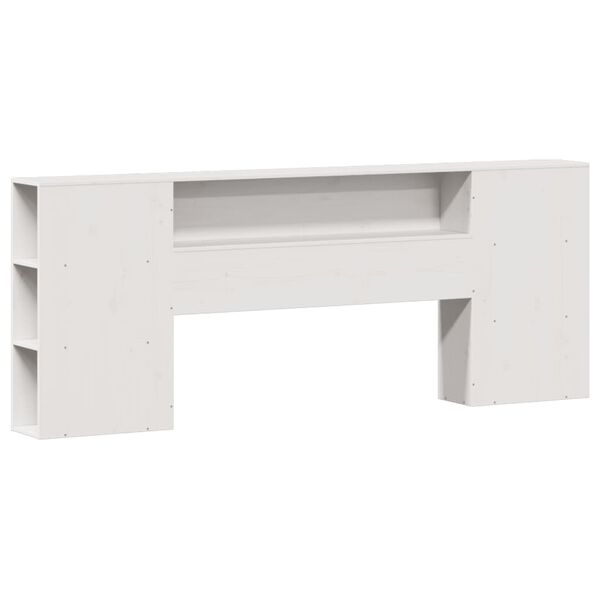 vidaXL Κρεβάτι Βιβλιοθήκη Χωρίς Στρώμα 180x200 εκ Μασίφ Ξύλο Πεύκου