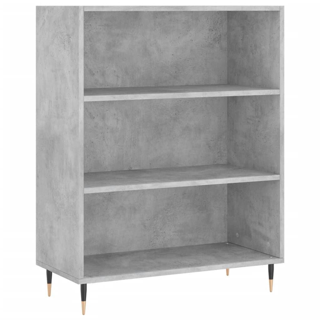 vidaXL Ντουλάπι Γκρι Σκυροδέματος 69,5x34x180 εκ. Επεξεργασμένο Ξύλο