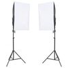 vidaXL Κιτ Φωτογραφικού Στούντιο με Σετ Φώτα & Φόντο