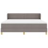 vidaXL &Kappa;&rho;&epsilon;&beta;ά&tau;&iota; &mu;&epsilon; &epsilon;&lambda;&alpha;&tau;ή&rho;&iota;&alpha; &mu;&epsilon; &sigma;&tau;&rho;ώ&mu;&alpha; Taupe 180 x 200 cm ύ&phi;&alpha;&sigma;&mu;&alpha;