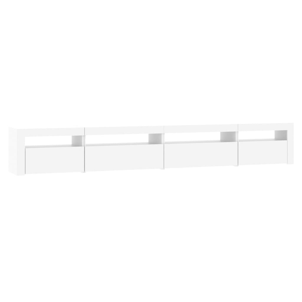 vidaXL Έπιπλο Τηλεόρασης με LED Λευκό 270 x 35 x 40 εκ.
