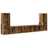 vidaXL &Sigma;&epsilon;&tau; &epsilon;&pi;ί&pi;&lambda;&omicron;&upsilon; &tau;&eta;&lambda;&epsilon;ό&rho;&alpha;&sigma;&eta;&sigmaf; 4 pcs &Pi;&alpha;&lambda;&iota;ό &Xi;ύ&lambda;&omicron; 37 x 35 x 107 &epsilon;&kappa;