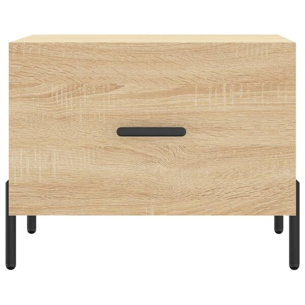 vidaXL Τραπεζάκι Σαλονιού Sonoma Δρυς 50x50x40 εκ. Επεξεργασμένο Ξύλο