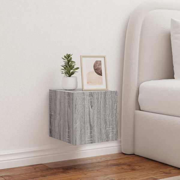 vidaXL Έ&pi;&iota;&pi;&lambda;&omicron; &Tau;&omicron;ί&chi;&omicron;&upsilon; &Tau;&eta;&lambda;&epsilon;ό&rho;&alpha;&sigma;&eta;&sigmaf; &mu;&epsilon; LED &Gamma;&kappa;&rho;&iota; Sonoma 30,5x35x30 &epsilon;&kappa;.