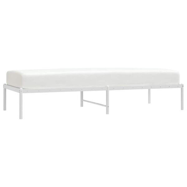 vidaXL &Pi;&lambda;&alpha;ί&sigma;&iota;&omicron; &Kappa;&rho;&epsilon;&beta;&alpha;&tau;&iota;&omicron;ύ &Lambda;&epsilon;&upsilon;&kappa;ό 75 x 190 &epsilon;&kappa;. &Mu;&epsilon;&tau;&alpha;&lambda;&lambda;&iota;&kappa;ό