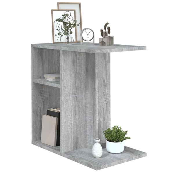 vidaXL Βοηθητικό Τραπέζι Γκρι Sonoma 50x30x50 εκ. Επεξεργασμένο Ξύλο