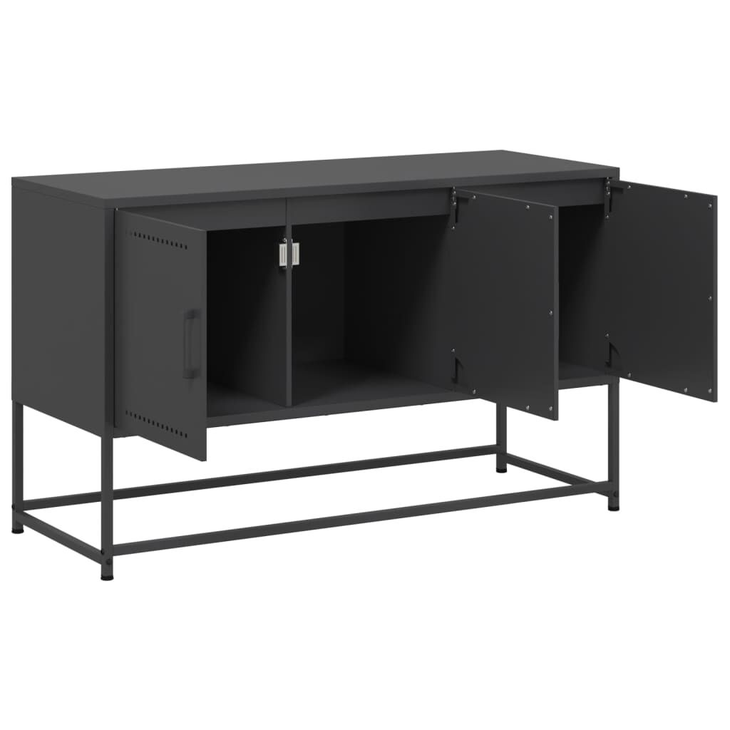 vidaXL Έπιπλο Τηλεόρασης Μαύρο 100,5x39x60,5 εκ. Ατσάλινο