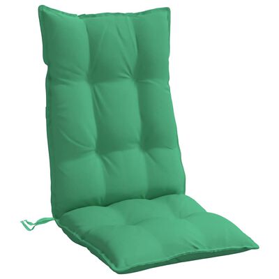 vidaXL Μαξιλάρια Καρέκλας με Πλάτη 4 τεμ. Πράσινα από Ύφασμα Oxford