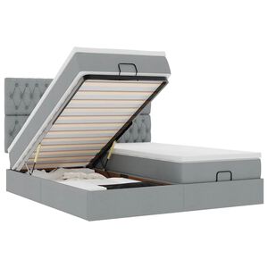 vidaXL &Omicron;&theta;&omega;&mu;&alpha;&nu;&iota;&kappa;ό &kappa;&rho;&epsilon;&beta;ά&tau;&iota; &mu;&epsilon; &sigma;&tau;&rho;ώ&mu;&alpha;&tau;&alpha; & LEDs &Alpha;&nu;&omicron;&iota;&chi;&tau;ό &gamma;&kappa;&rho;&iota; ύ&phi;&alpha;&sigma;&mu;&alpha;