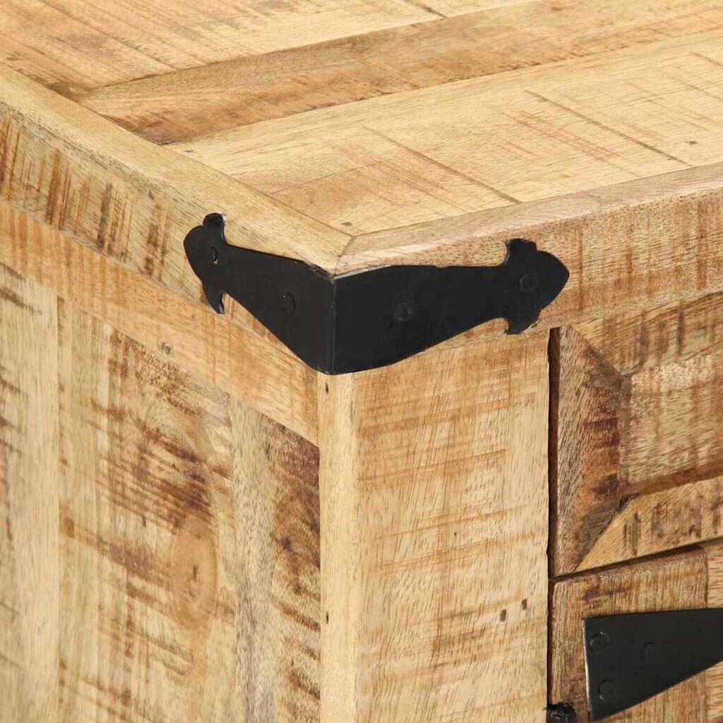 vidaXL Τραπεζάκι Σαλονιού 90x50x40 εκ. Μασίφ Ξύλο Ρουστίκ Μάνγκο