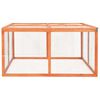vidaXL Κλουβί Κουνελιών 124 x 120 x 60 εκ. από Μασίφ Ξύλο Ελάτης