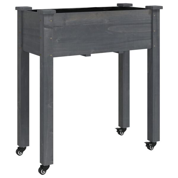 vidaXL &Gamma;&lambda;ά&sigma;&tau;&rho;&alpha; &mu;&epsilon; &Rho;ό&delta;&epsilon;&sigmaf; & &Epsilon;&pi;έ&nu;&delta;&upsilon;&sigma;&eta; &Gamma;&kappa;&rho;&iota; 71x37x80 &epsilon;&kappa; &Mu;&alpha;&sigma;ί&phi; &Xi;ύ&lambda;&omicron; &Epsilon;&lambda;ά&tau;&eta;&sigmaf;