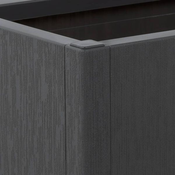 vidaXL Ζαρντινιέρα Κήπου Σκούρο Γκρι 80x36x35 εκ. Πολυπροπυλένιο