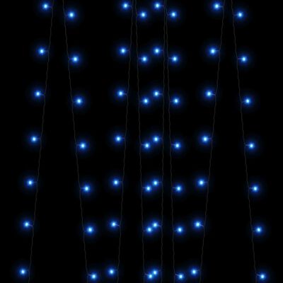 vidaXL Λαμπάκια Ηλιακά Εξωτ./Εσωτ. Χώρου 2 τεμ. Μπλε 2x200 LED