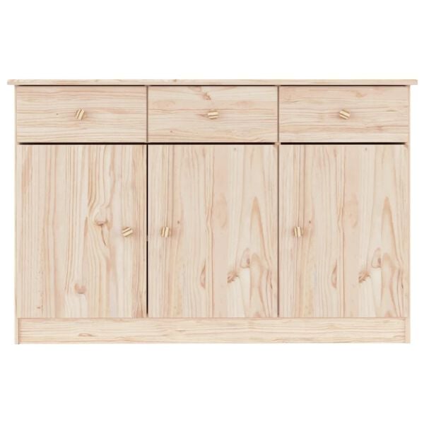 vidaXL Ντουλάπι ALTA 112 x 35 x 73 εκ. από Μασίφ Ξύλο Πεύκου