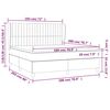 vidaXL &Kappa;&rho;&epsilon;&beta;ά&tau;&iota; Boxspring &mu;&epsilon; &Sigma;&tau;&rho;ώ&mu;&alpha; &Sigma;&kappa;&omicron;ύ&rho;&omicron; &Pi;&rho;ά&sigma;&iota;&nu;&omicron; 180x200&epsilon;&kappa;. &Beta;&epsilon;&lambda;&omicron;ύ&delta;&iota;&nu;&omicron;