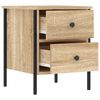 vidaXL Κομοδίνο Sonoma Δρυς 40 x 42 x 50 εκ. από Επεξεργασμένο Ξύλο