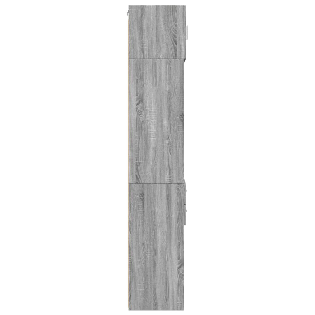 vidaXL Ντουλάπι Αποθήκευσης Στενό Δρυς 50x42,5x225 εκ. Επεξεργ. Ξύλο