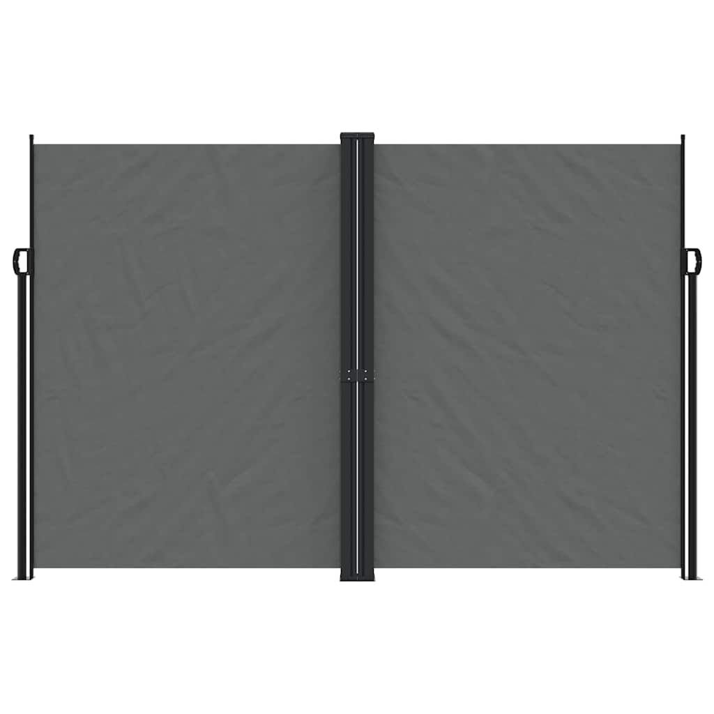 vidaXL Σκίαστρο Πλαϊνό Συρόμενο Ανθρακί 220x1200 εκ.