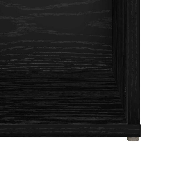 vidaXL Σετ επίπλου τηλεόρασης 2 pcs Μαύρη Δρυς 72 x 35 x 36.5 cm