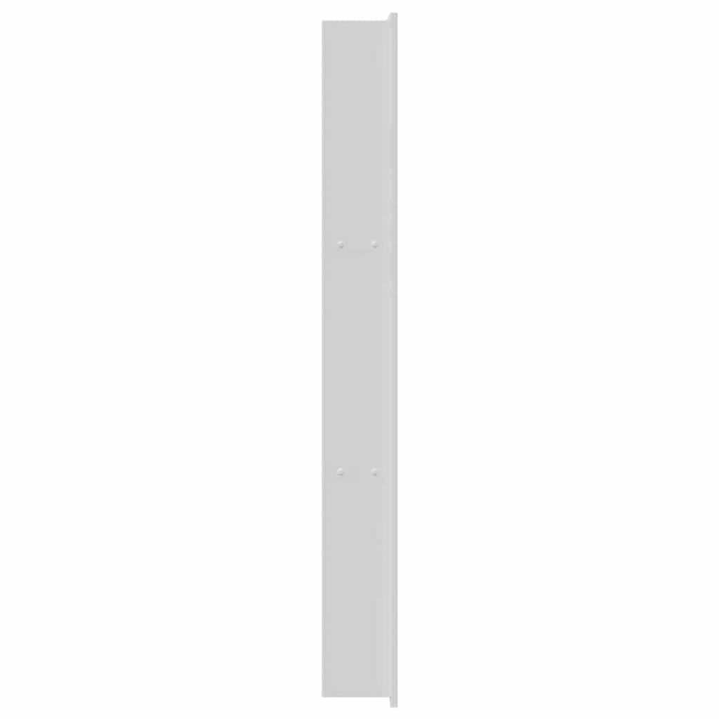 vidaXL Νίτσα Μπάνιου Λευκό 90 x 30 x 9.5 εκ. Ανοξείδωτο ατσάλι
