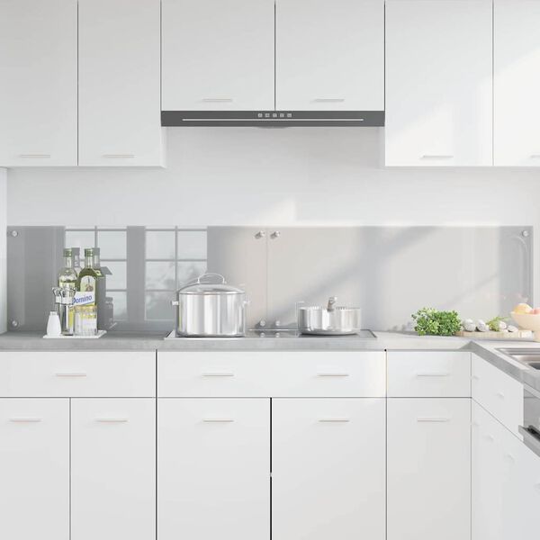 vidaXL Πίσω Πάνελ Κουζίνας 2 pcs Ανοιχτό γκρι 100 x 40 cm