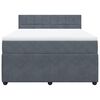 vidaXL &Kappa;&rho;&epsilon;&beta;ά&tau;&iota; Boxspring &mu;&epsilon; &Sigma;&tau;&rho;ώ&mu;&alpha; &Sigma;&kappa;&omicron;ύ&rho;&omicron; &Gamma;&kappa;&rho;&iota; 140x190 &epsilon;&kappa;. &Beta;&epsilon;&lambda;&omicron;ύ&delta;&iota;&nu;&omicron;