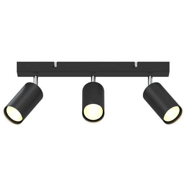 vidaXL Σποτ οροφής Μαύρο 38 x 5.5 x 16.5 εκ Ατσάλι
