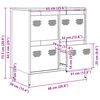 vidaXL Ντουλάπι Ανθρακί 68x39x73,5 εκ. από Χάλυβα Ψυχρής Έλασης
