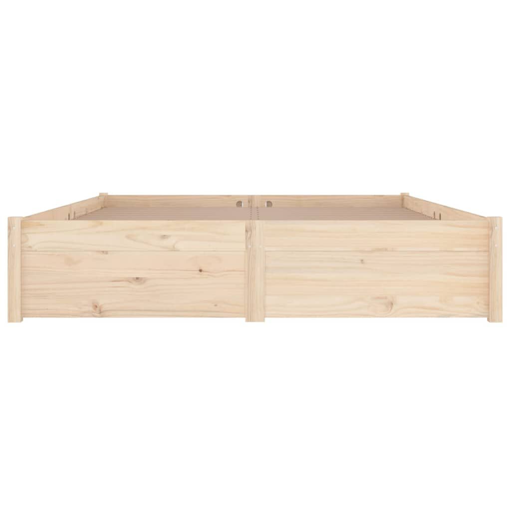 vidaXL Πλαίσιο Κρεβατιού Με Συρτάρια 135 x 190 εκ. Double