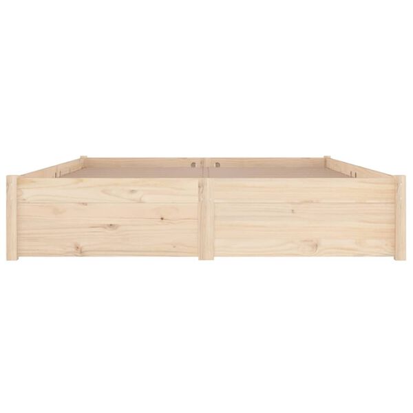 vidaXL Πλαίσιο Κρεβατιού Με Συρτάρια 135 x 190 εκ. Double